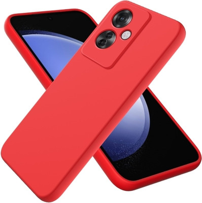 WellWell Back Cover for Oppo F25 Pro 5G(Red, Grip Case, Pack of: 1)