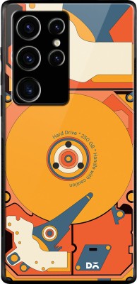 DailyObjects Back Cover for SAMSUNG Galaxy S23 Ultra(Orange, Hard Case, Pack of: 1)