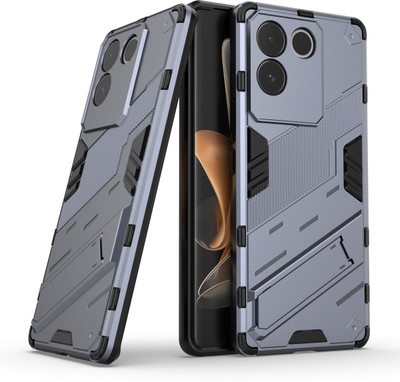 Mobile Mart Back Cover for iQOO Z7 Pro 5G(Grey, Camera Bump Protector, Pack of: 1)