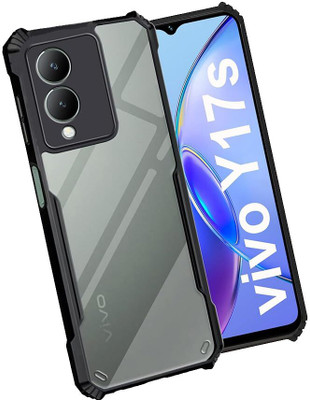 JASH Back Cover for Vivo Y17s(Black, Shock Proof, Silicon, Pack of: 1)