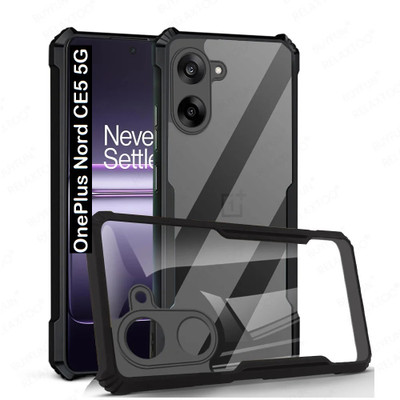 Flipkart SmartBuy Back Cover for OnePlus Nord CE 5 5G, Oneplus Nord CE5(Black, Shock Proof, Pack of: 1)