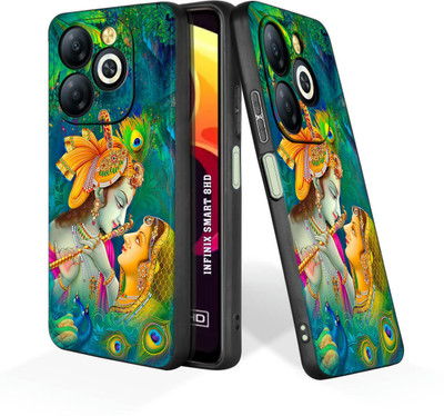 FeelWhiz Back Cover for Infinix Smart 8 Hd, Tecno Spark GO 2024, Tecno Spark 20C, Tecno Pop 8(Black)