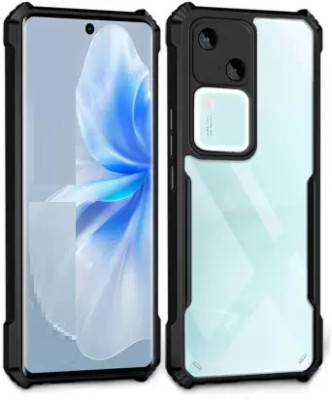 vizo Front & Back Case for vivo V30 Pro 5G(Black, Shock Proof, Silicon, Pack of: 1)