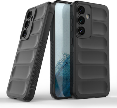 GLOBAL NOMAD Back Cover for Samsung Galaxy S24 5G(Black, 3D Case, Silicon, Pack of: 1)