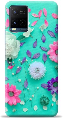 Crafter Back Cover for Vivo Y21G(Blue, Shock Proof, Pack of: 1)