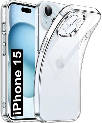 Casotec Back Cover for Apple iPhone 15(Transparent, Silicon, Pack of: 1)