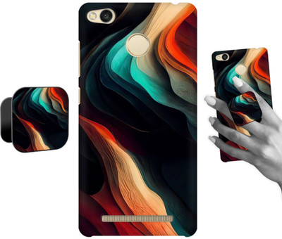 LATESTDESIGN Back Cover for Mi Redmi 3S Prime(Multicolor, Cases with Holder, Pack of: 1)