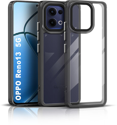 HUPSHY Back Cover for Oppo Reno 13 5G(Black, Shock Proof, Pack of: 1)