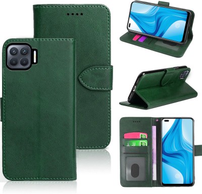 SMARTPOCKET Back Cover for Oppo F17 Pro(Green, Dual Protection, Pack of: 1)