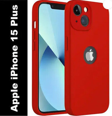 ABC Back Cover for Apple iPhone 15 Plus(Red, Silicon)