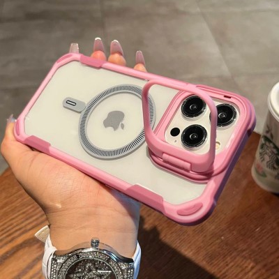 LuxuryKase Back Cover for iPhone 14 Pro(Pink)