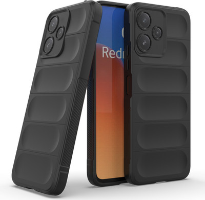 GLOBAL NOMAD Back Cover for Poco M6 Pro 5G(Black, 3D Case, Silicon, Pack of: 1)