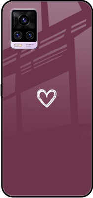 Hocopoco Back Cover for Vivo V20(Maroon, Grip Case, Pack of: 1)