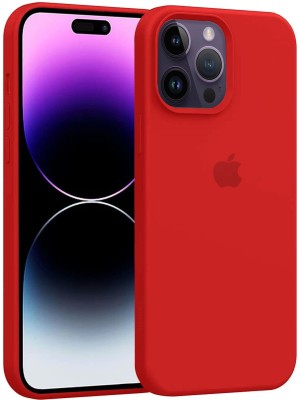 Elyon Design Back Cover for Apple iPhone 14 Pro Max(Red, Grip Case, Silicon, Pack of: 1)