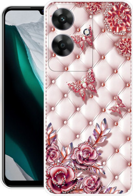 Vojica Back Cover for Realme C61, RMX3933 Butterfly Back Cover(Multicolor, Flexible, Silicon, Pack of: 1)