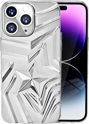 Cosmos joy Back Cover for 13 Pro Max 3d & 6d Star Back Case(Silver, 3D Case, Pack of: 1)