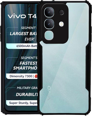 am collection Back Cover for Vivo Y29 4G iPacky Eagle Transparent Camera Protection Bumper Mobile Back Cover(Transparent, Camera Bump Protector, Pack of: 1)