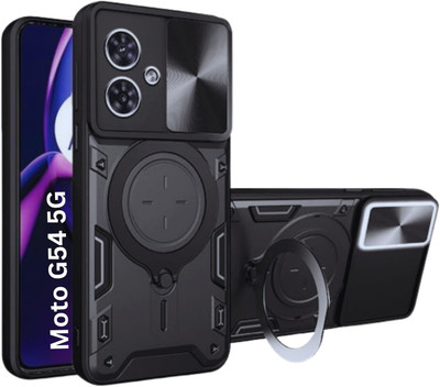 Flipkart SmartBuy Back Cover for Motorola Moto G54 5G(Black, Rugged Armor, Pack of: 1)