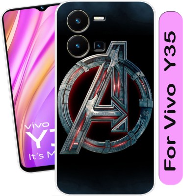 Coolcase Back Cover for Vivo Y35(Transparent, Flexible, Silicon, Pack of: 1)