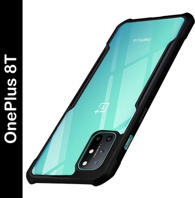 ADI Creations Back Cover for OnePlus 8T(Black, Camera Bump Protector, Pack of: 1)