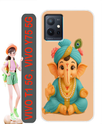 SUPERCOOL Back Cover for Vivo T1 5G(Multicolor, Flexible, Silicon, Pack of: 1)