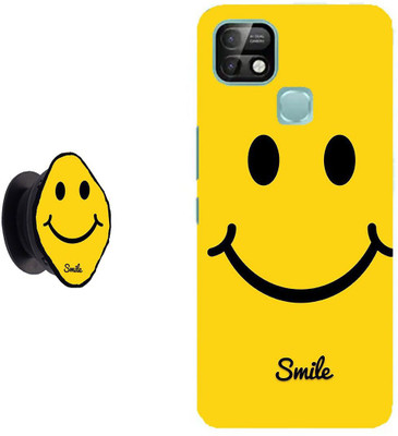 Zappy Back Cover for Infinix Smart 5 Pro(Black, Yellow, Cases with Holder, Pack of: 2)