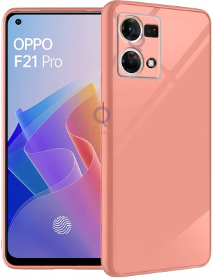 Qcase Back Cover for Oppo F21 Pro 4G, Oppo F21s Pro 4G(Pink, Camera Bump Protector, Pack of: 1)