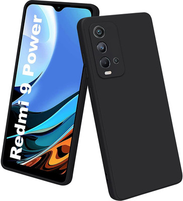 TRUEUPGRADE Back Cover for Redmi 9 Power(Black, Flexible, Silicon, Pack of: 1)