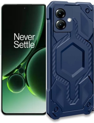 S-Hardline Back Cover for OnePlus Nord 3, Plain Hybrid Defender Shockproof Case With Camera Protection(Blue, Silicon, Pack of: 1)