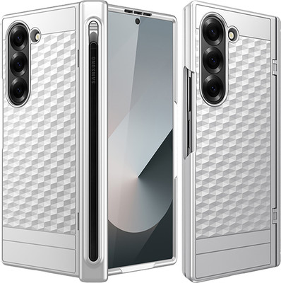 Kapa Back Cover for Samsung Galaxy Z Fold 6(Silver, Shock Proof, Pack of: 1)