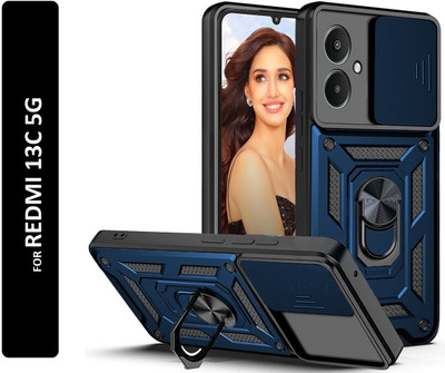 KWINE CASE Back Cover for Redmi 13C 5G(Blue, Rugged Armor, Pack of: 1)