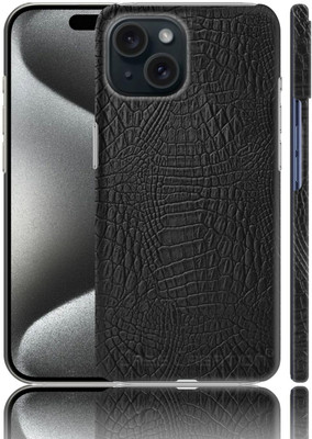 CASE CREATION Back Cover for Apple iPhone 15 , iPhone 15(Black, Hard Case, Pack of: 1)
