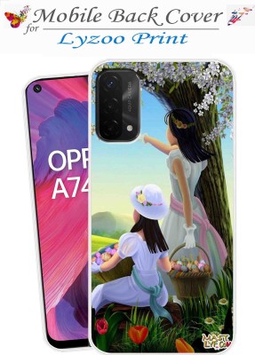 Lyzoo Back Cover for Oppo A74 5G(Multicolor, Flexible, Silicon, Pack of: 1)