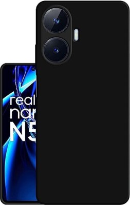 sadgatih Back Cover for Exclusive Matte Finish Soft Back Case Cover for Realme Narzo N55 /Realme C55 - Black(Black, Dual Protection, Pack of: 1)