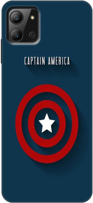 iprinto Back Cover for Infinix Hot 11 2022 , X675 Captain America Back cover(Multicolor, Dual Protection, Silicon, Pack of: 1)