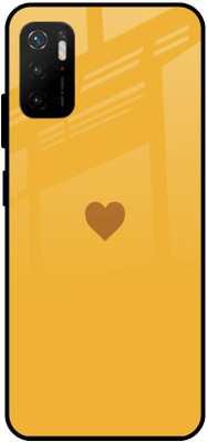 Hocopoco Back Cover for Poco M3 Pro(Yellow, Grip Case, Pack of: 1)
