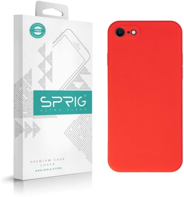 Sprig TPU Matte Back Cover for APPLE iPhone 8, Apple iPhone 8, Apple iPhone 8(Red, Grip Case, Pack of: 1)