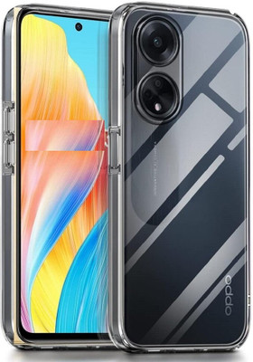 Phone Care Back Cover for OPPO A78 5G(Transparent, White, Grip Case, Pack of: 1)