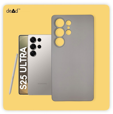 dead Back Cover for SAMSUNG Galaxy S25 Ultra 5G(Grey, Grip Case, Pack of: 1)