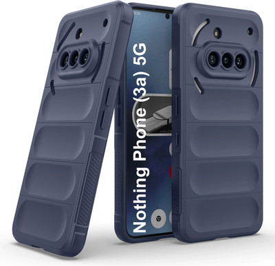 Zapcase Back Cover for Nothing Phone (3a) 5G(Blue, 3D Case, Silicon, Pack of: 1)