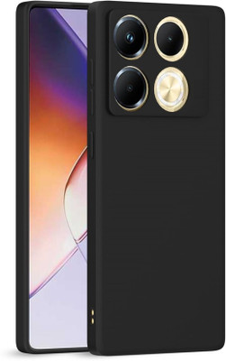 SRT Back Cover for Infinix Note 40 Pro 5G back cover(Black, Matte Finish, Pack of: 1)