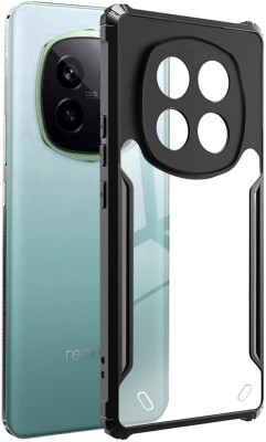 filbay Front & Back Case for Realme P2 Pro 5G(Transparent, Black, Camera Bump Protector)