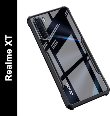 Caseroy Back Cover for Realme XT(Black, Dual Protection, Pack of: 1)