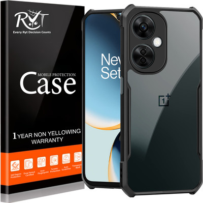 RYT Back Cover for Oneplus nord ce 3 lite 5g transparent back cover case, Nord ce3 lite phone covers cases,(Transparent, Camera Bump Protector)