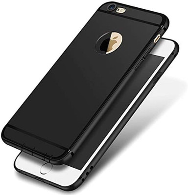 56 CASE AND COVER Back Cover for Apple iPhone 6s(Black, Silicon, Pack of: 1)