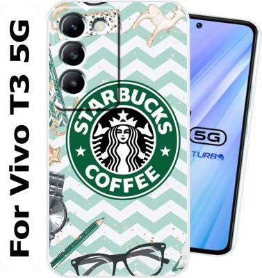 SmartGoldista Back Cover for Vivo T3 5G(Multicolor, Grip Case, Silicon, Pack of: 1)