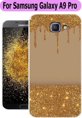 Coolcase Back Cover for Samsung Galaxy A9 Pro(Gold, Silicon, Pack of: 1)