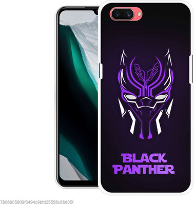 DUGGA Back Cover for realme C1, RMX1811, BLACK, PANTHER, WAKANDA, FOREVER(Purple, Flexible, Silicon, Pack of: 1)
