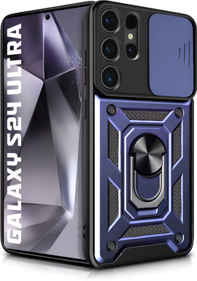 Gizzo Back Cover for Samsung Galaxy S24 Ultra 5G(Blue, Rugged Armor, Pack of: 1)