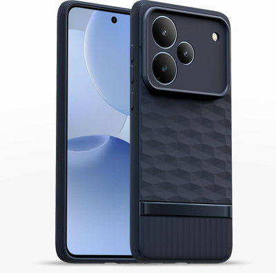 ADITI Designs Back Cover for Realme P4 Pro 5g Hexa Cube Design | Ultra Slim Soft Case | Inner Velvet Fabric(Blue, Microfiber Lining, Silicon, Pack of: 1)